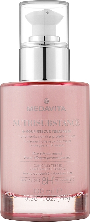 Крем для волос, питательный - Medavita Nutrisubstance 8-Hour Rescue Treatment — фото N1
