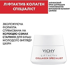 Набор дерматологических средств для ухода за кожей - Vichy LiftActiv Specialist (cr/15ml + cr/1.5ml + serum/4ml + cr/1.5ml + h/cr/50ml + shm/6ml + bag) — фото N3