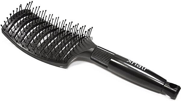 Расческа для волос продувная FitBrush, 27 х 8 см, черная - Xhair — фото N2