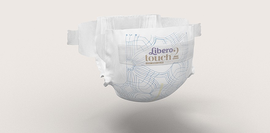 Дихаючі дитячі підгузки Touch 2 (3-6 кг), 66 шт. - Libero — фото N2