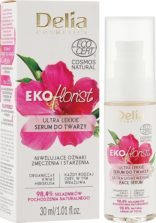 Ультралегкая сыворотка для лица - Delia Cosmetics Ekoflorist — фото N2