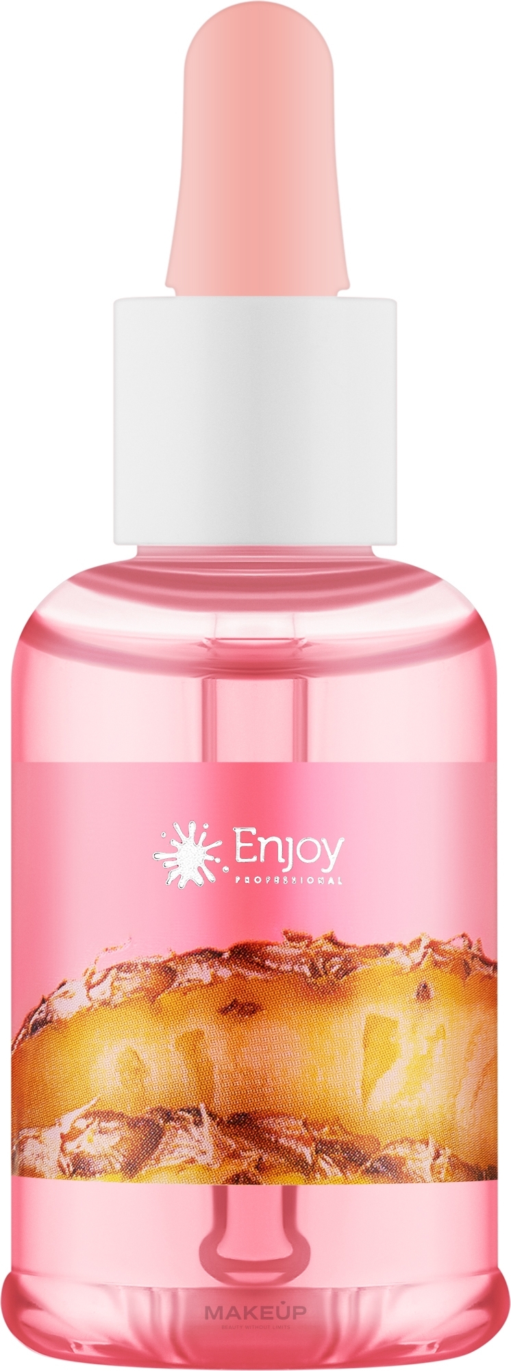 Олія для кутикули з піпеткою "Ананас" - Enjoy Professional Pink Cuticle Oil — фото 50ml