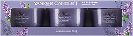 Духи, Парфюмерия, косметика Набор ароматических свечей «Цветы сирени» - Yankee Candle Lilac Blossoms (candle/3x37g)