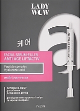 Сыворотка-филлер для лица - Lady Wow Anti Age Liftactiv Serum Set (мини) — фото N2