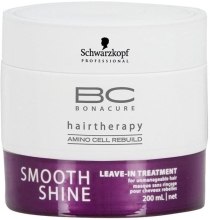 Духи, Парфюмерия, косметика Маска для волос - Schwarzkopf Professional BC Bonacure Smooth Shine Leave-In Treatment