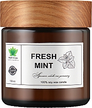 Аромасвічка "Fresh mint", у банці - Purity Candle — фото N1
