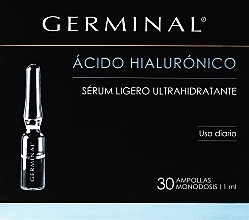 Ампулы для лица глубокого действия с гиалуроновой кислотой - Germinal Deep Action Hyaluronic Acid Ampoules — фото N1