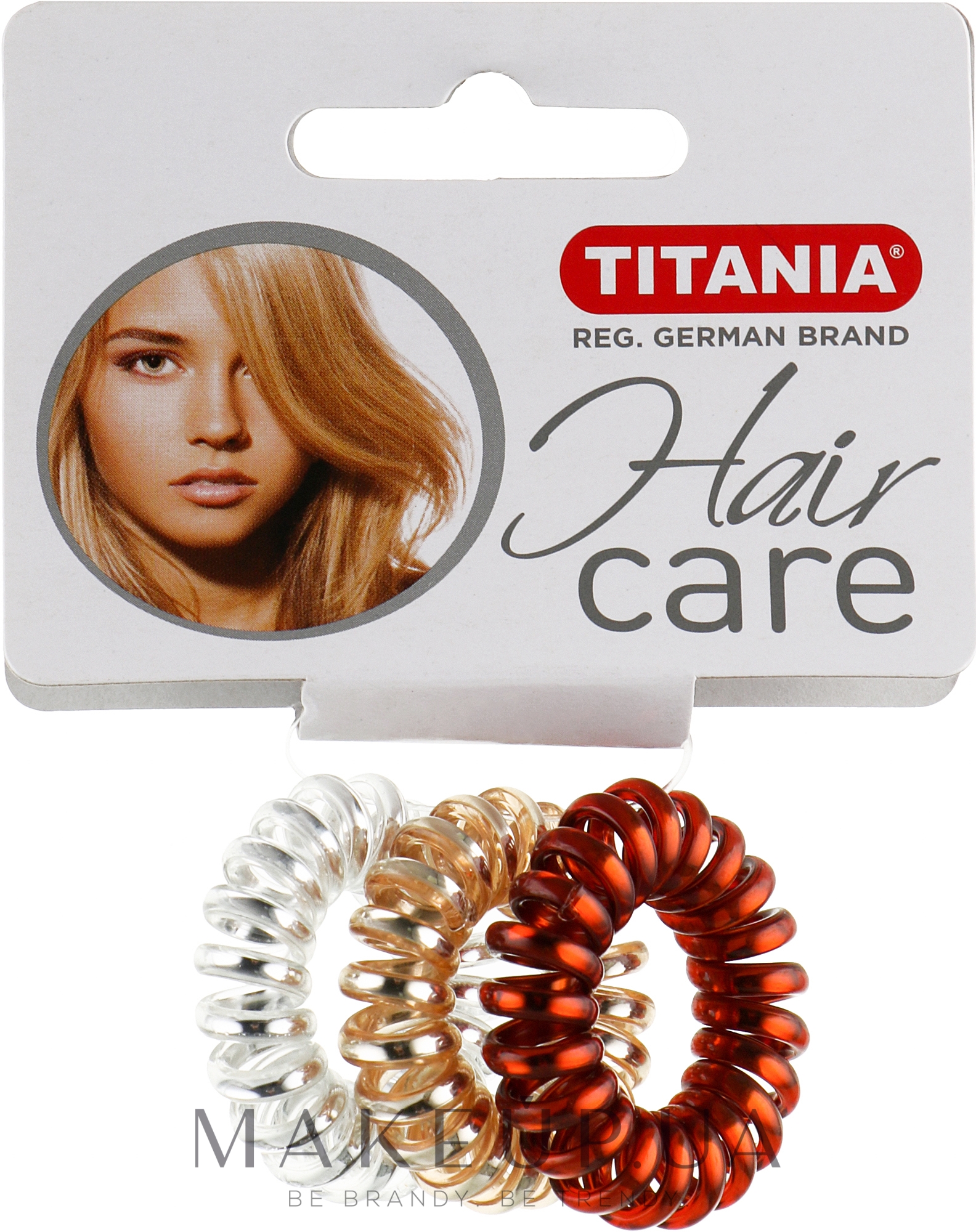 Резинки для волосся "Anti Ziep", 3 шт., діаметр 3.5 см. - Titania — фото 3шт