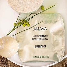 Тканевая маска для лица с ретинолом - Ahava Safe pRetinol Sheet Mask — фото N4