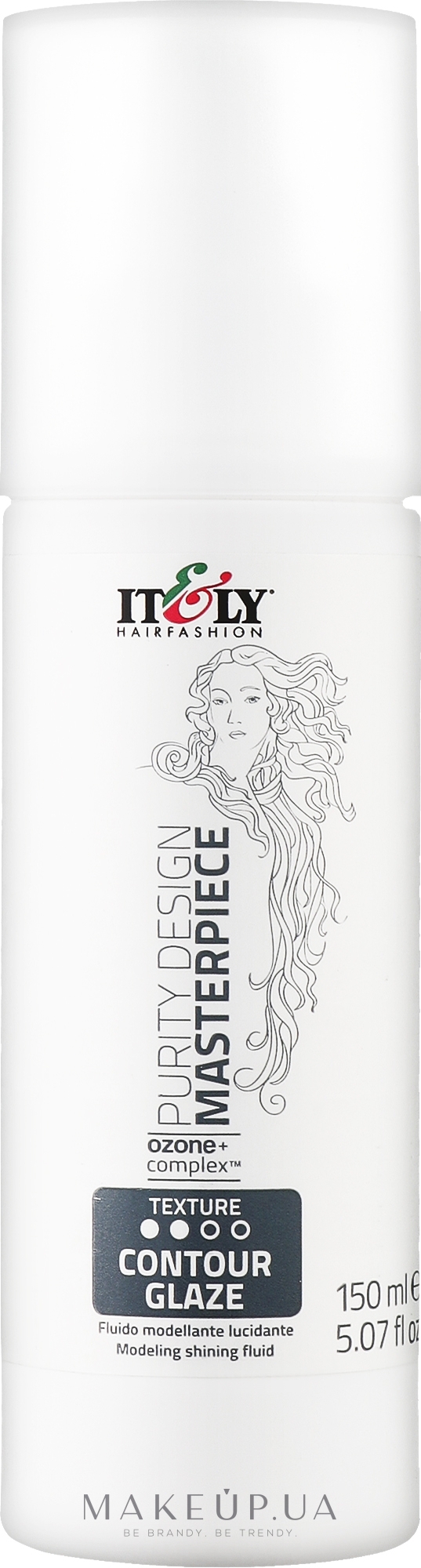 Глянцевий флюїд для волосся, легка фіксація - Itely Hairfashion Purity Design Masterpiece — фото 150ml