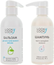 Духи, Парфюмерия, косметика Набор для роста волос - Looky Look (shm/250ml + balm/250ml)