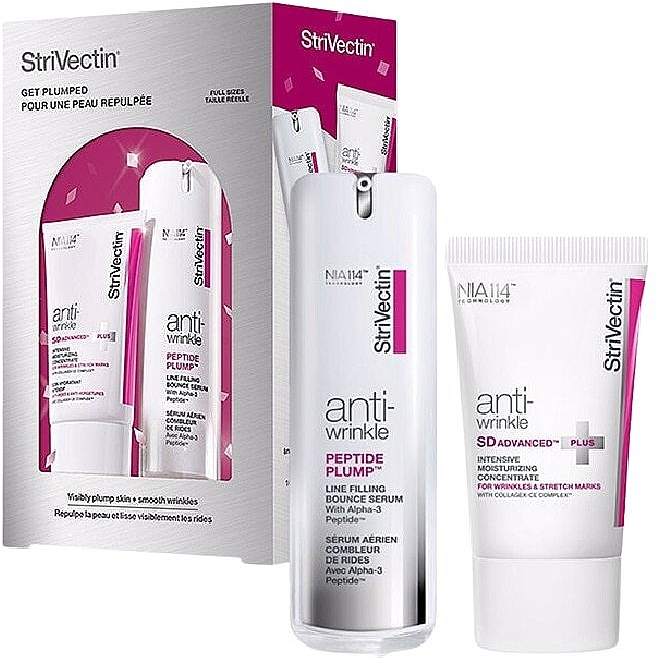 Набір - StriVectin Anti Wrinkle Get Plumped (f/serum/30ml + f/conc/60ml) — фото N3
