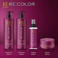 Двофазний спрей для відновлення фарбованого волосся "Збереження кольору" - Re:form Re:color Reconstructing Two-Phase Spray — фото N8