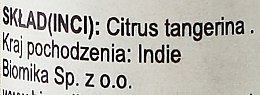 Натуральна олія "Мандарин" - Biomika Tangerine Oil — фото N3