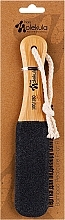 Тертка для педикюру бамбукова 100/180 - Nails Molekula Professional — фото N1