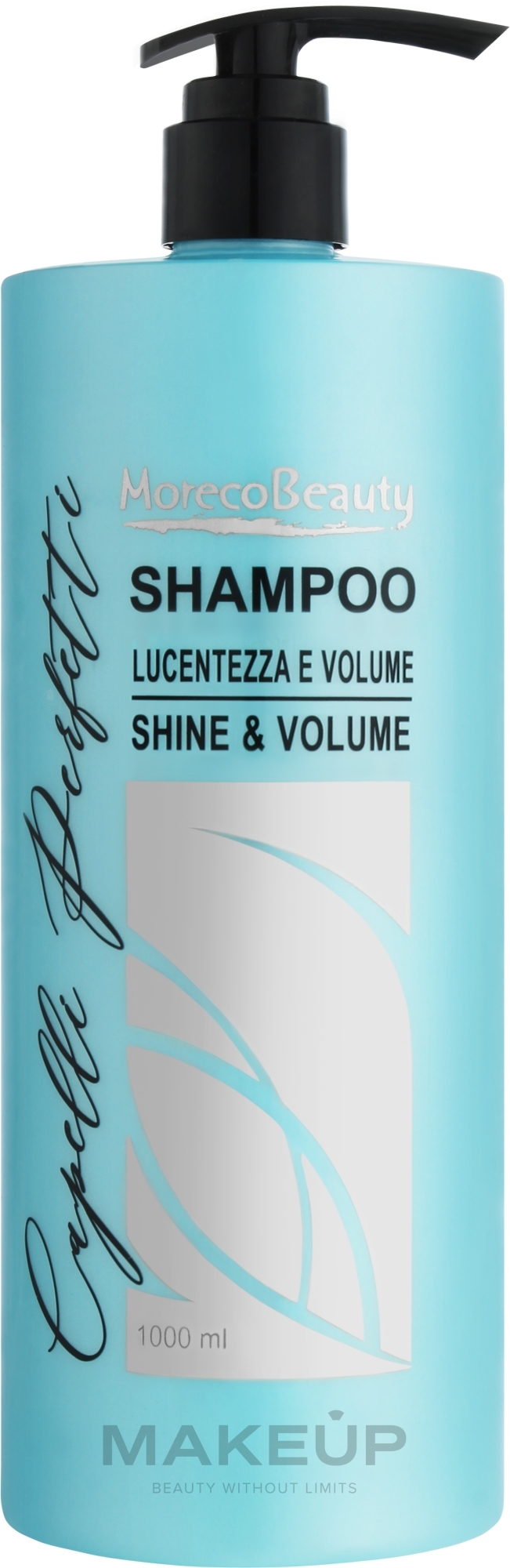 Шампунь для волосся "Блиск та об'єм" - Moreco Beauty Shine & Volume — фото 1000ml