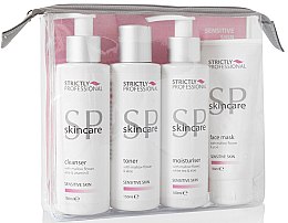 Набор для чувствительной кожи - Strictly Professional SP Skincare (cleanser/150ml + toner/150ml + moisturiser/100ml + mask/100ml) — фото N1