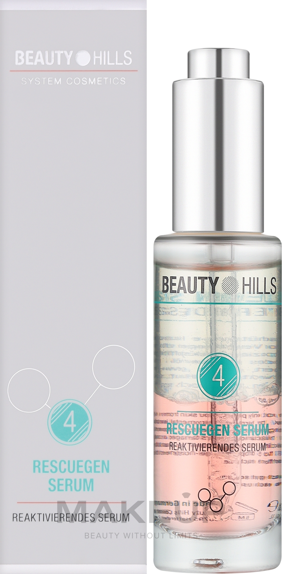 Сыворотка для зрелой кожи лица - Beauty Hills Rescuegen Serum 4 — фото 30ml