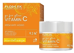 Антивіковий крем для обличчя з вітаміном С - Floslek Go For Glow Anti-Aging Cream — фото N1