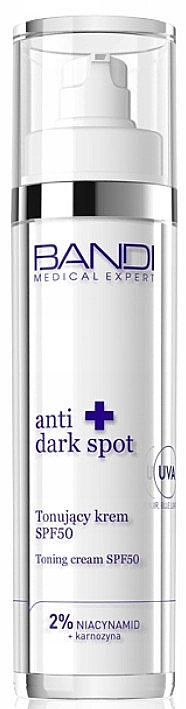 Тонувальний крем для обличчя - Bandi Medical Expert Anti Dark Spot Toning Cream SPF50 — фото N1