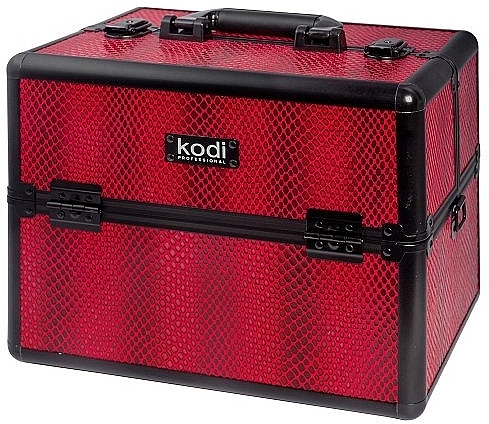 Кейс для косметики №42, червона змія - Kodi Professional Red Snake Case — фото N1