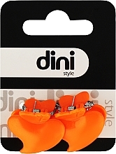 Крабик "Сердце", PZ-898, оранжевый - Dini Style — фото N1