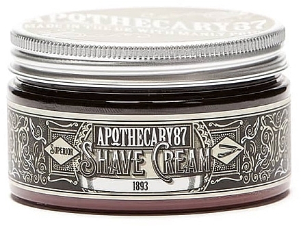 Крем для гоління - Apothecary 87 Shave Cream — фото N1