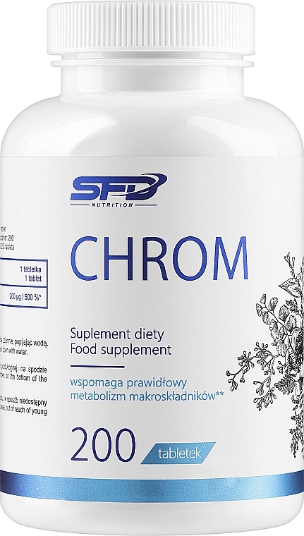 Харчова добавка "Хром" - SFD Nutrition Chrom — фото N1
