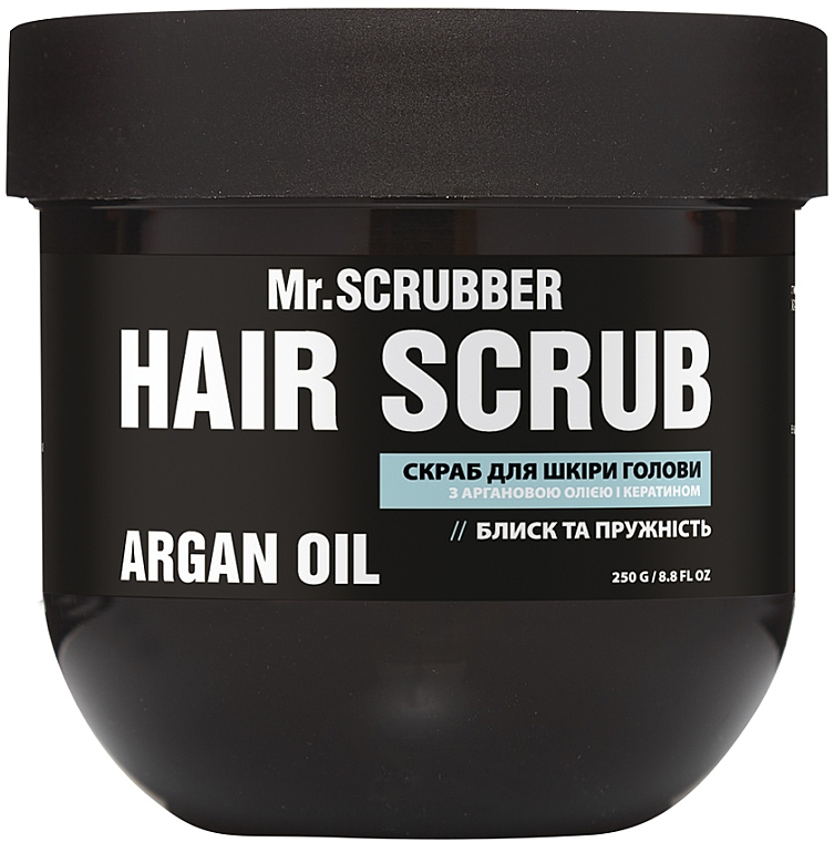 Скраб для шкіри голови, з аргановою олією та кератином - Mr.Scrubber Argan Oil Hair Scrub — фото N2