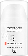 Нічна крем-маска з 0,5% ретинолом - Biotrade Retinol 0.5% Overnight Cream Mask — фото N1