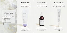 УЦІНКА Набір мініатюр для освітлення шкіри - Mary & May Brightening Line (foam/7x1.5g + f/ser/7x1.5g + eye/cr7x1.5g) * — фото N2