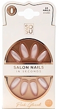 Парфумерія, косметика Набір накладних нігтів - Sosu by SJ Salon Nails In Seconds Pink Glazed