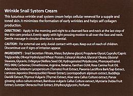 Антивозрастной крем на основе улиток - The Skin House Wrinkle Snail System Cream — фото N3