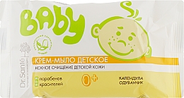 Крем-мыло детское "Календула и одуванчик" - Dr. Sante Baby — фото N1