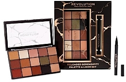 Духи, Парфюмерия, косметика Набор - Makeup Revolution Reloaded Serendipity Palette & Liner Set