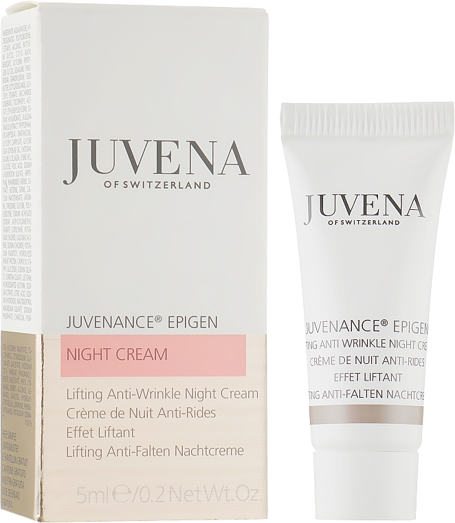 Нічний ліфтинг-крем від зморщок - Juvena Epigen Lifting Night Cream (міні)