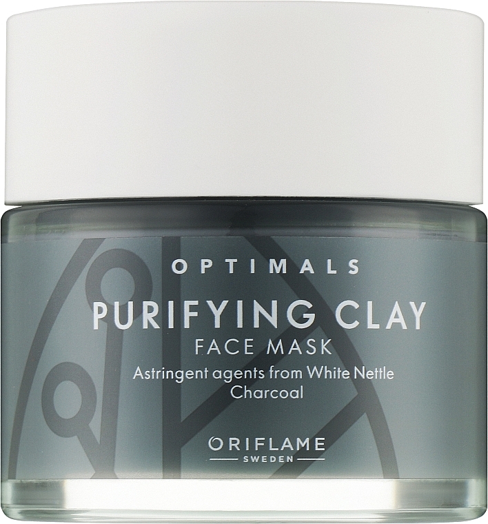 Маска для лица из глины и древесного угля - Oriflame Optimals Purifying Clay Face Mask — фото N1