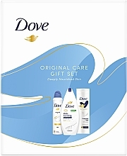 Набор - Dove Original Care Gift Set (sh/gel/250ml + b/lot/250ml + deo/150ml) — фото N1
