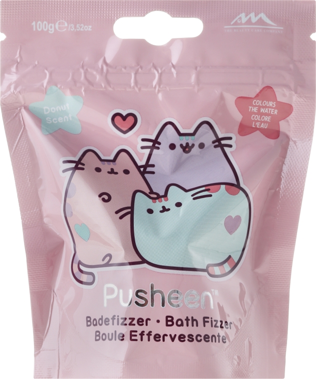 Бомбочка для ванны - The Beauty Care Company Pusheen Bath Fizzer — фото N1
