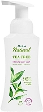 Пінка для інтимної гігієни з екстрактом чайного дерева - Aroma Natural — фото N1