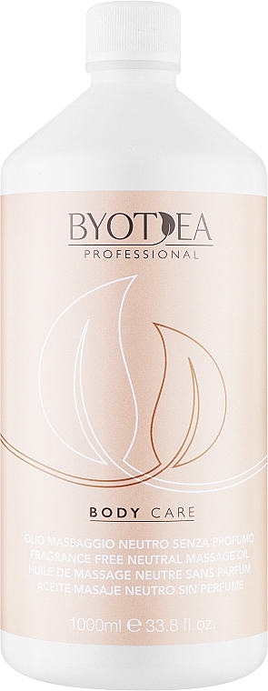 Масло для массажа нейтральное без запаха - Byothea Body Care Fragrance Free Neutral Massage Oil — фото N1