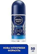 Антиперспирант «Активная свежесть» - NIVEA MEN Fresh Active Infini Fresh 48H — фото N2