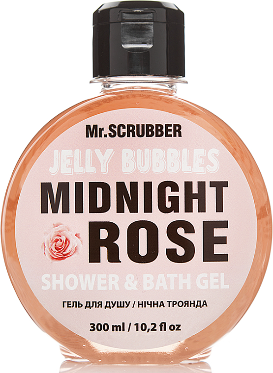 Гель для душа - Mr.Scrubber Jelly Bubbles Midnight Rose Shower & Bath Gel — фото N1