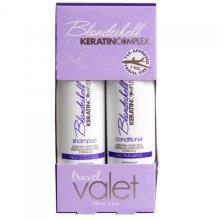 Парфумерія, косметика Дорожній набір - Keratin Complex Blondshell Travel Valet (shmp/89ml + con/89ml)