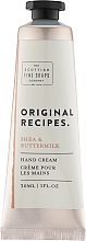 Духи, Парфюмерия, косметика Крем для рук - Scottish Fine Soaps Original Recipes Shea & Buttermilk Hand Cream