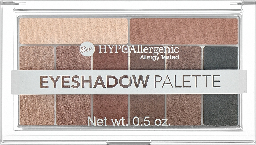 Палетка тіней для повік - Bell Hypoallergenic Eyeshadow Palette — фото N2