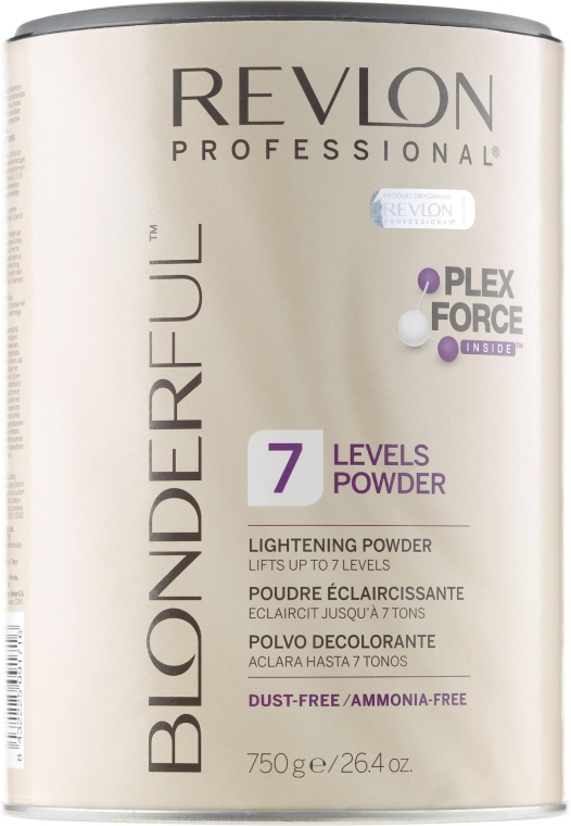 Многофункциональная осветляющая пудра уровень 7 - Revlon Professional Blonderful 7 Levels Lightening Powder — фото N1