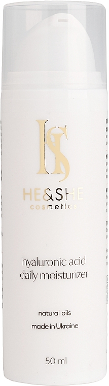 Увлажняющий крем для лица - He&She Cosmetics Hyaluronic Acid  — фото N1