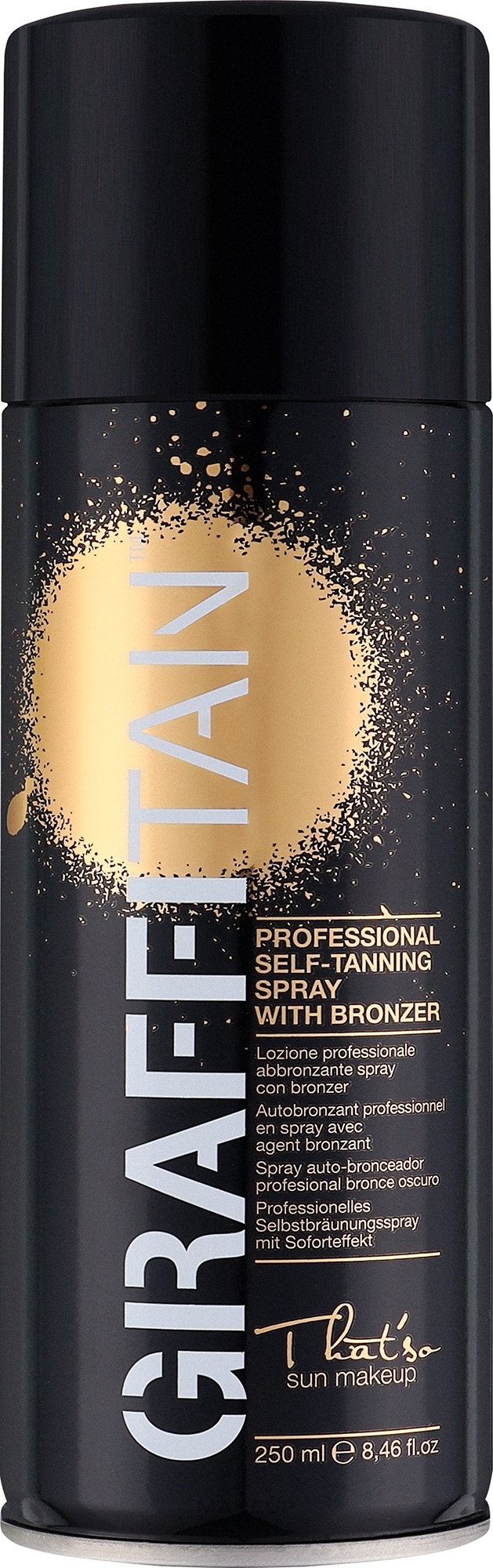 Професійний спрей-автозасмага з бронзатором - That'So Graffitan Professional Self-Tanning Spray With Bronzer — фото 250ml