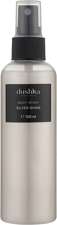 Спрей для тіла "Срібне сяйво" - Dushka Silver Shine Body Spray — фото N1